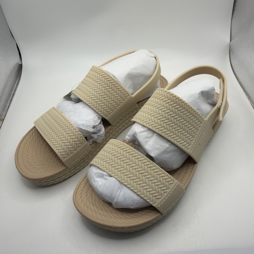 Reef Water Vista Women's Waterproof Sandals Nude/Tan size 8 New - Picture 3 of 13